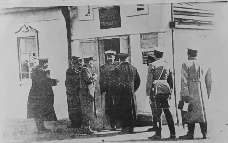 А. П. Столыпина и А. В. Кривошеин во время посещения Славгорода в августе 1910 г.